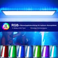 Miniatyrbillede 3 af 4: LED Panel Loftlampe, RGB Baggrundsbelysning, Dæmpbar Lysstyrke,40W, ændrebar, HVID