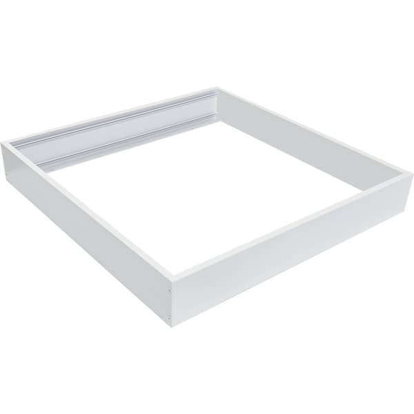 Namron påveggsramme til led panel back-lit 60x60 90mm hvit