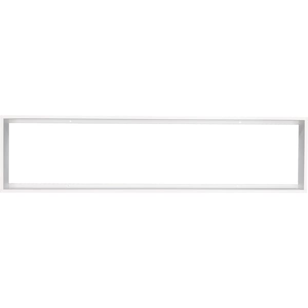 Namron påveggsramme til led panel back-lit 120x30 90mm hvit