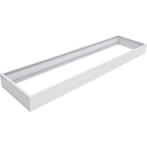 Namron påveggsramme til led panel back-lit 120x30 90mm hvit