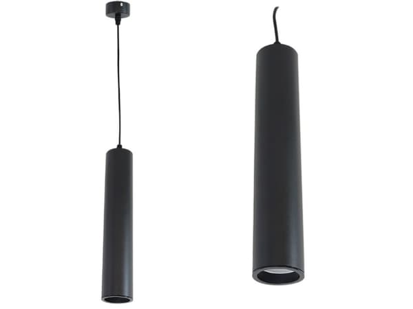 Hänglampa 30cm GU10 Svart