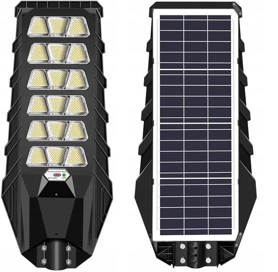 LED SOLAR GADE LAMPE UDENDØRS KRAFTFULD 1500W HAVELAMPE 900LED
