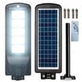 Miniatyrbillede 1 af 6: STOR LED SOLAR GADE LAMPE UDENDØRS KRAFTFULD 900W LANTERNE SENSOR