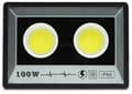 Miniatyrbillede 5 af 5: KRAFTFULD LAMPE TIL GARAGEHAVE PÅ FACADER 100W IP66 VARIG COB-DIODER
