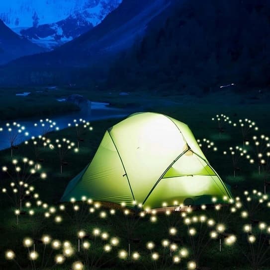2x aurinkolamppu, 6 LED-puutarhapalloa, ajetaan puutarhaan