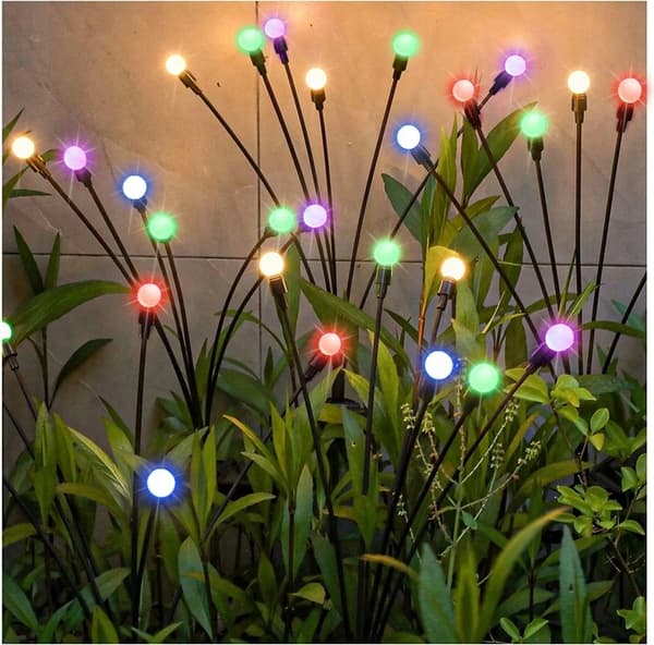 SOLKOLDE HAVELYKKER LED HIT BALLS SWING TIL HAVE RGB 2 STK.