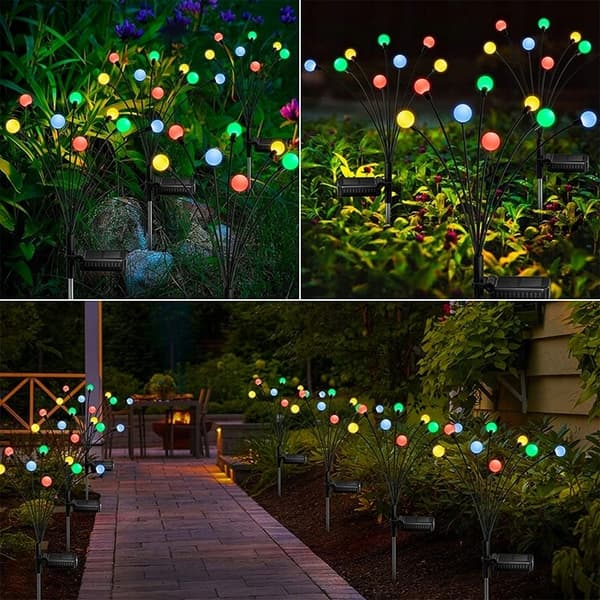 SOLKOLDE HAVELYKKER LED HIT BALLS SWING TIL HAVE RGB 2 STK.