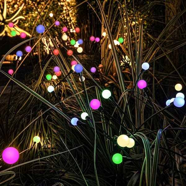 SOLKOLDE HAVELYKKER LED HIT BALLS SWING TIL HAVE RGB 2 STK.