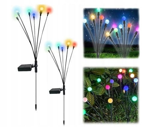 SOLKOLDE HAVELYKKER LED HIT BALLS SWING TIL HAVE RGB 2 STK.