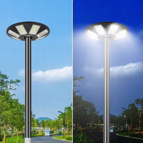 PUUTARHAVALAISIN 360 AURINKOENERGIALLA TOIMIVA KATUVALAISIN HÄMÄRÄN LIIKETUNNISTIMELLÄ 2500 W