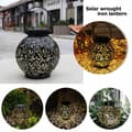Miniatyrbild 10 av 11: LED-LAMPA TRÄDGÅRDSPENDEL UNDER THE GAZETTE HÄNGANDE DEKORATION VARMT LJUS