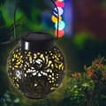 Miniatyrbild 11 av 11: LED-LAMPA TRÄDGÅRDSPENDEL UNDER THE GAZETTE HÄNGANDE DEKORATION VARMT LJUS