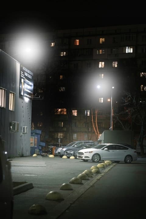 STOR LED SOLGATALYKTA UTOMHUS KRAFTFULL 5000W LYKTA MED SENSOR