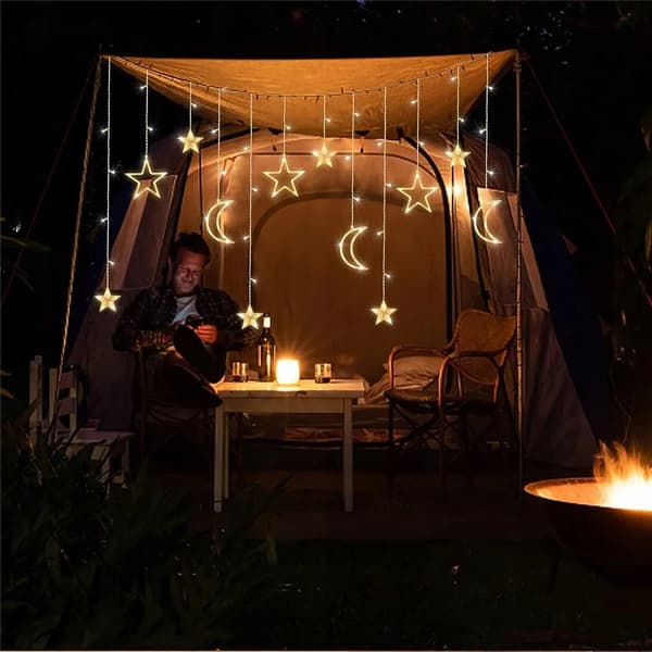 HÄNGLAMPOR ICICLEAN LJUSGIRLAND LED-GARDIN VARM BALKONG