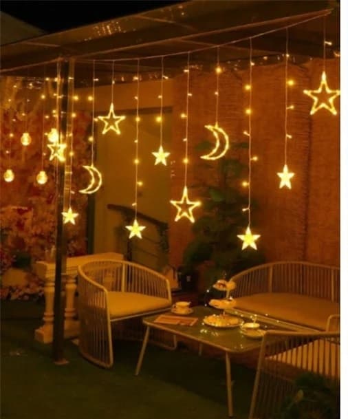 HÄNGLAMPOR ICICLEAN LJUSGIRLAND LED-GARDIN VARM BALKONG