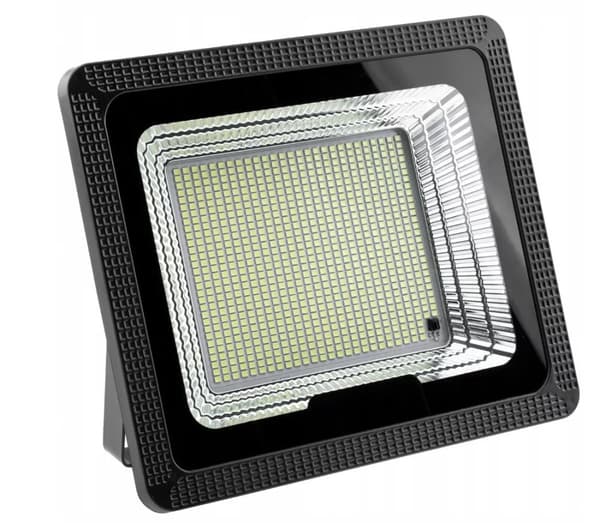 AURINKOHALOGEENI HÄMÄRÄTUNNISTIMELLÄ 200 W:N lamppu 619 LED 10 Ah alumiini