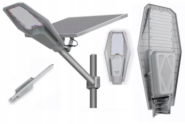 LED SOLAR GADELYGTE 1200W 40Ah med skumringsbevægelsessensor LANTERNE
