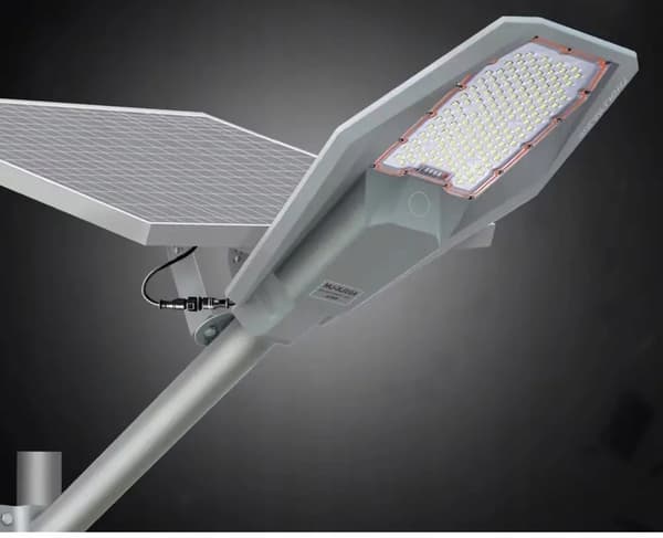 LED SOLAR GADELYGTE 1200W 40Ah med skumringsbevægelsessensor LANTERNE