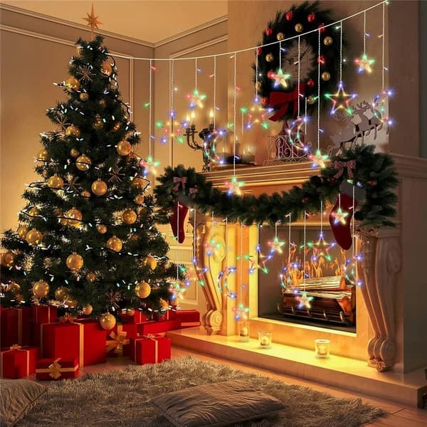 LED JULEGIRLANDE RGB LANG 400 cm RGB TIL ALTANVINDUE
