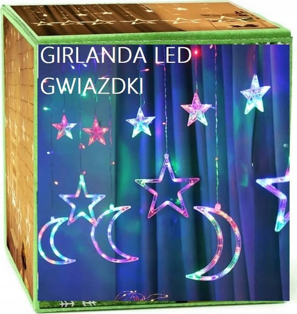 LED JULEGIRLANDE RGB LANG 400 cm RGB TIL ALTANVINDUE