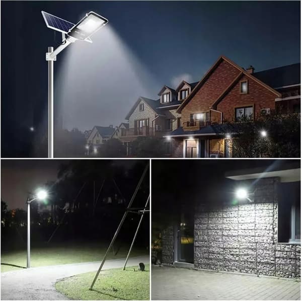 Havelanterne solcellelampe til mastekraftig 2800W gadepanel