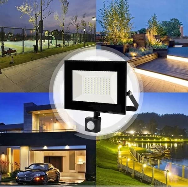 LED HALOGEN LAMPE TIL VÆRKSTEDSFACADE KRAFTFULD 20W TIL HAVESPEILER