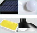 Pikkukuva 7 / 9: KATTOVALAISINSETTI RIIPPUVILAISIN AURINKOENERGIALLA LED-KATTOON SOVITTAVA KAUKOSÄÄDIN PANEELI PUUTARHA