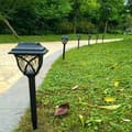 Pikkukuva 7 / 11: LED-lyhdyt, rei'itetyt lamput, lattiavalaisin, puutarhavalaistus, 6 kpl:n setti, 43 cm