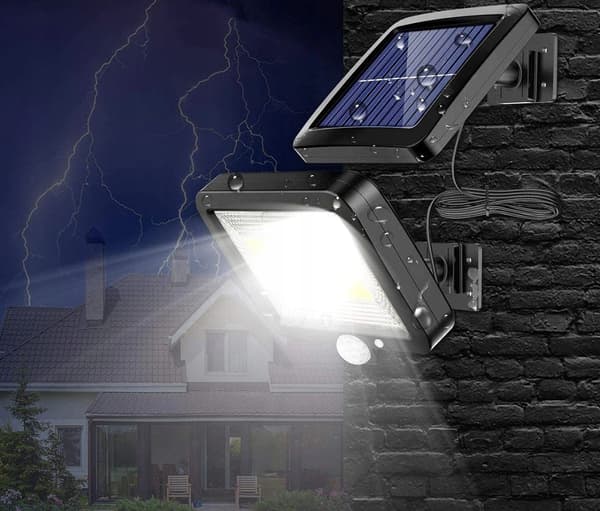 DEKORATIV SOLARLOFTSLAMPE 128 LED