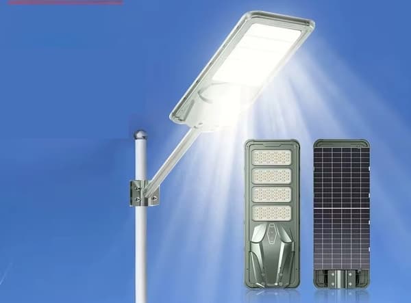 TRÄDGÅRDSLYKTA SOLKOPPLAMPA FÖR STOLPE KRAFTFULL 1500W GATUPANEL CREE LED