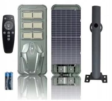 TRÄDGÅRDSLYKTA SOLKOPPLAMPA FÖR STOLPE KRAFTFULL 1500W GATUPANEL CREE LED