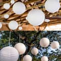 Pikkukuva 10 / 10: Aurinkokennoinen puutarhavalaisin LED-riippuvalaisin ORIGAMI 20 cm