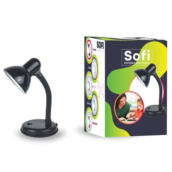 E27-lampa SOFI svart