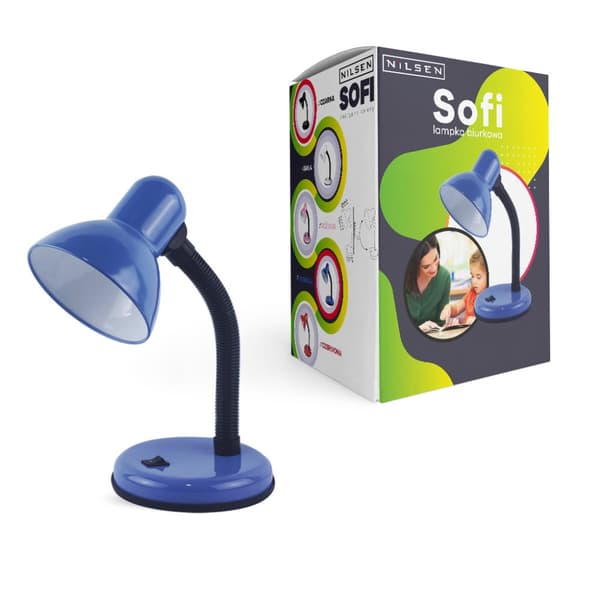 E27 SOFI-pære blå