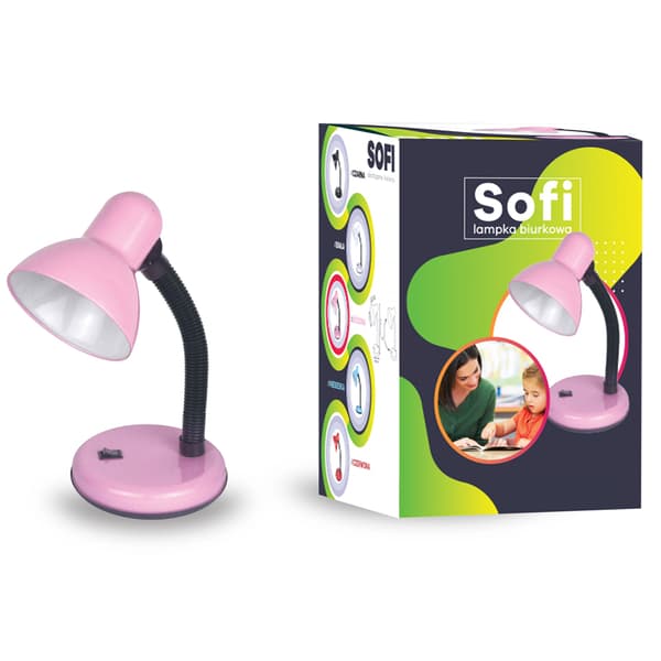 E27 lampe SOFI pink
