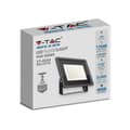 Miniatyrbillede 2 af 2: V-TAC 200W SMD F-KLASSE Sort LED-projektor VT-49204 6400K 17600lm