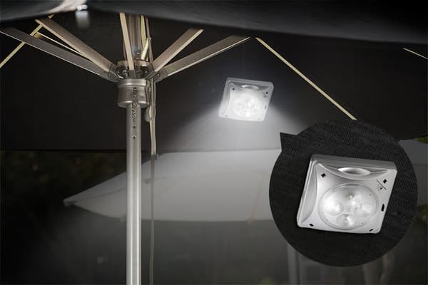 Maclean MCE124 Solcellelampe 4LED Belysning Skumringssensor Sølv