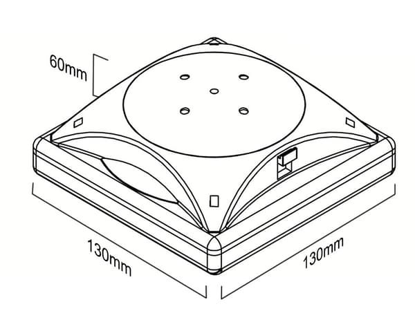 Maclean MCE124 Solcellelampe 4LED Belysning Skumringssensor Sølv