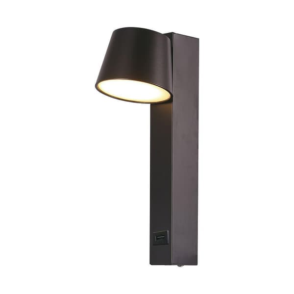LED V-TAC 8W Vägglampa Hotellsäng USB VT-10112 3000K 900lm