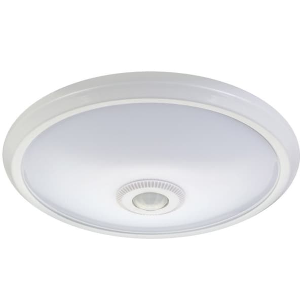 LED loftlampe med bevægelsessensor og nødstrømforsyning Maclean, PIR-sensor og nødstrømforsyning, rækkevidde 6m, 12W, neutral farve