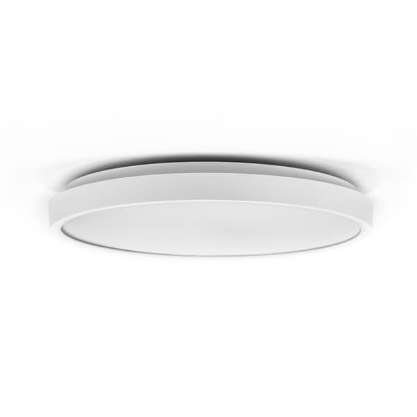 Plafond V-TAC VT-8630S overflademonteret 36W LED IP44 42cm 4000K 3820lm (SKU 76651) Hvid