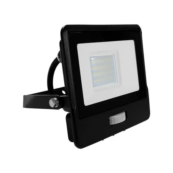 LED-projektor V-TAC 20W SAMSUNG CHIP Rörelsesensor Svart kabel 1M VT-128S-1 4000K 1510lm 5 års garanti