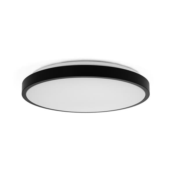 Plafondi V-TAC VT-8618S pinta-asennettava 18W LED IP44 30cm liiketunnistin 4000K 1830lm (SKU 76691) Musta