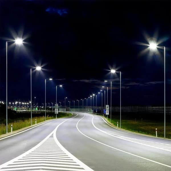 V-TAC SAMSUNG CHIP LED gadelampe med styring og lyssensor 50W 120Lm/W VT-59ST-S 4000K 5000lm