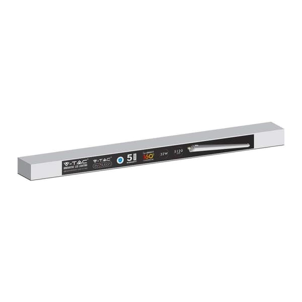 Hermetisk armatur V-TAC X-SERIES VT-1524 120cm 24W 160Lm/W 6400K 3840lm (SKU 216486) Hvid