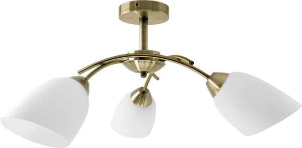 Activejet Classic takkrona pendellampa NIKITA Patina trippel 3xE27 för vardagsrum