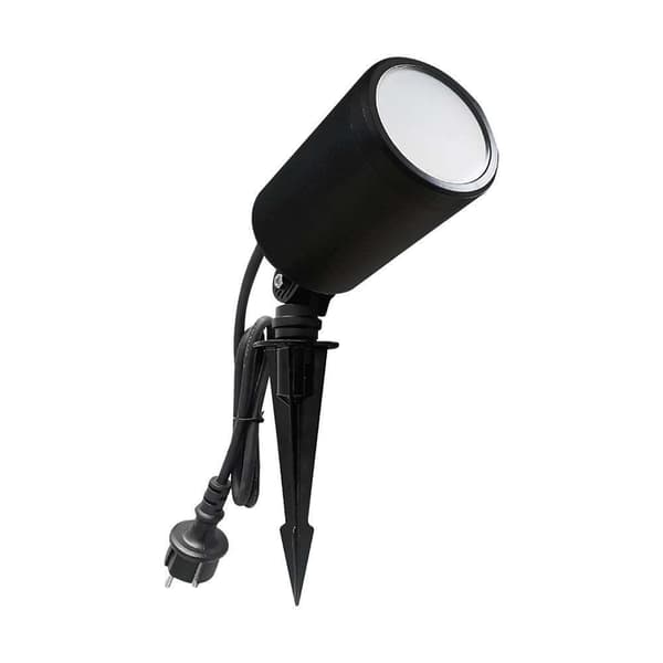 Trädgårdsarmatur V-TAC VT-5167 7W LED SMART WiFI IP65 RGB+3000K-6500K 520lm (SKU 3014) Svart