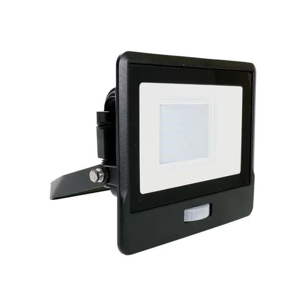 LED-projektori V-TAC VT-138S 30W SAMSUNG CHIP Liiketunnistin 3000K 2340lm (SKU 20262) Musta