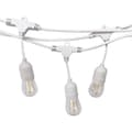 Miniatyrbillede 1 af 4: Havegirlande V-TAC Hvid 15 meter 15 armaturer E27 Gummi+Fatning IP54 VT-713