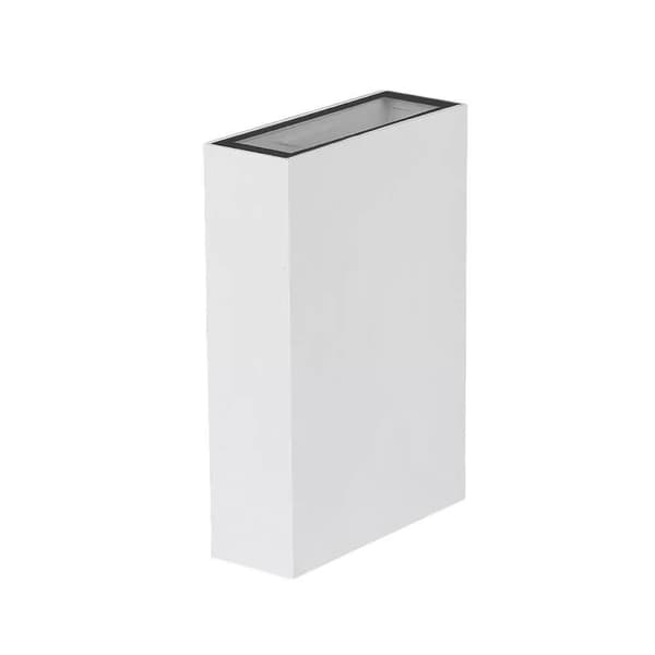Vägglampa Topp Botten V-TAC 4W LED Vit IP65 VT-844-WN 3000K 400lm